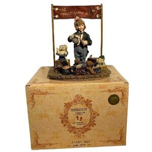 The Boyds Bears Yesterdays Child Figurine "The Amazing Bailey Magic Show At 4" L